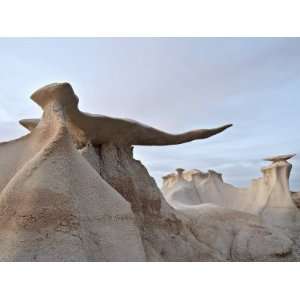  The Stone Wings Formations at Dusk, Bisti Wilderness, New 