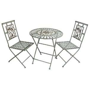  Metal Bistro Set (1 table and 2 chairs)Alpine MOD102A 