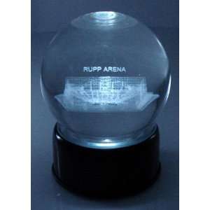   Wildcats Rupp Arena Stadium Etched Crystal Ball
