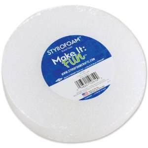  Styrofoam Disc 5 7/8X1 3/16 1/Pkg White