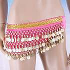 Childrens Belly Dance skirt Hip Scarf Costumes H2654RO