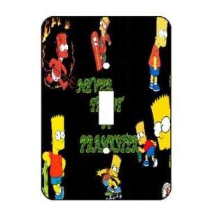    Simpsons Light Switch Plate Cover Brand New