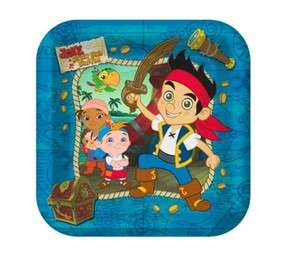   Plates Disney JAKE AND THE NEVERLAND PIRATES Birthday Party Supplies