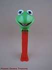 muppet show kermit the frog pez dispenser red bow tie