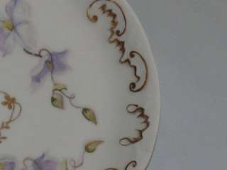 Antique O P Co Syracuse China Floral Cabinet Plate LOOK  
