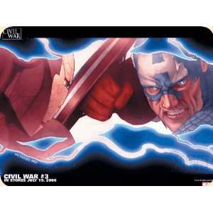    Captain America Quotes Marvel Comics Mouse Pad