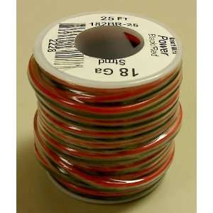    18AWG Red & Black Bonded Speaker Wire 25 Roll Electronics