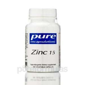  Pure Encapsulations Zinc 15   180 Vegetable Capsules 