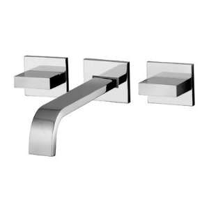Level LEP Three Hole Wall Mount Concealed Bathroom Sink Faucet Finish 
