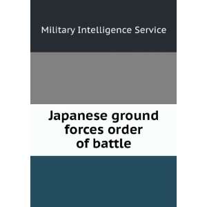   ground forces order of battle Military Intelligence Service Books