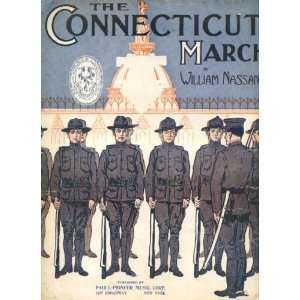    The Connecticut March Vintage 1938 Sheet Music 