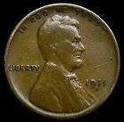 1911 S LINCOLN WHEAT CENT VG FREE S&H C283
