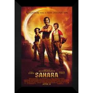 Sahara 27x40 FRAMED Movie Poster   Style B   2005 