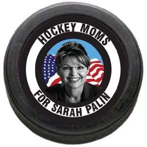   Original Hockey Moms for Sarah Palin Hockey Pucks 