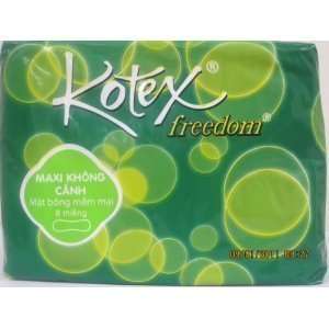    Kotex Freedom Maxi No Wings 8S (Pack of 6)