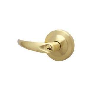  Schlage AL50PD 606 Satin Brass Office Lock Omega Handle 