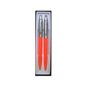  Parker Jotter Orange Pen and Pencil set
