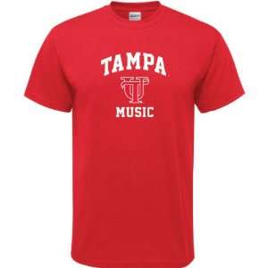  Tampa Spartans Red Music Arch T Shirt
