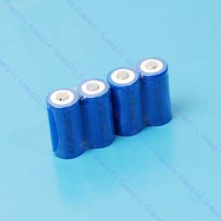 New 3.7V 1300mAh CR123 CR123A Rechargeable Battery  