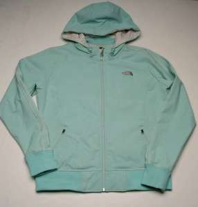 The North Face APEX Soft Shell Hooded Jacket Wm L EUC  