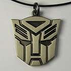 Transformer Autobot Pendant Necklace