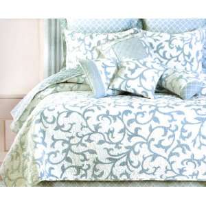  Serendipity Blue Twin Bed Quilt