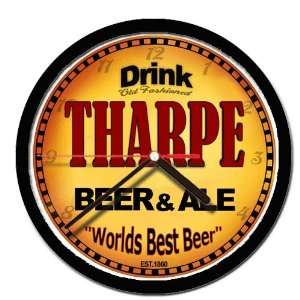  THARPE beer and ale cerveza wall clock 