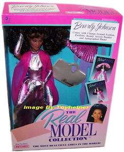 BEVERLY JOHNSON DOLL REAL MODEL COLLECTION TV GLAMOUR  