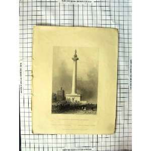  1839 Washington Monument Baltimore America Bartlett