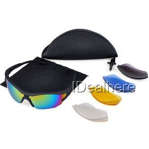 color lens Sport Riding Bicycle Bike Cycling Glasses Sunglass Goggle 