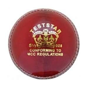  CA Test Star Cricket Ball   Red