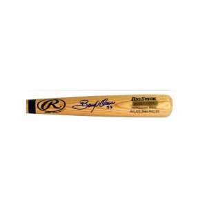 Bobby Abreu Autographed Blonde Baseball Bat