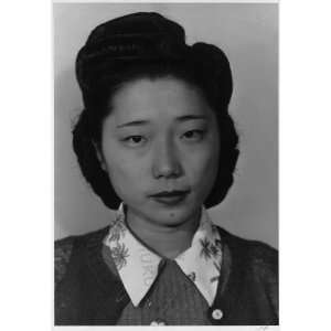  Teruko Kiyomura,(Bookkeeper) / photograph by Ansel Adams 