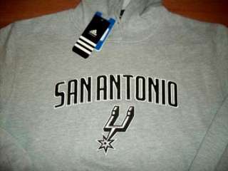 San Antonio Spurs Hoodie Large Embroidered Adidas NBA  