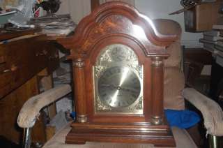 beautiful tempus fugit wood clock westminster chime  
