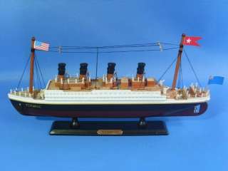 RMS Titanic 14 Wooden Toy Model NOT A KIT  