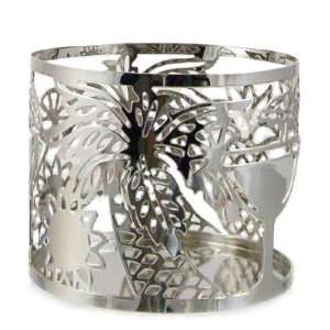 Bath and Body Works Slatkin & Co. Decorative Candle Sleeve Silver 