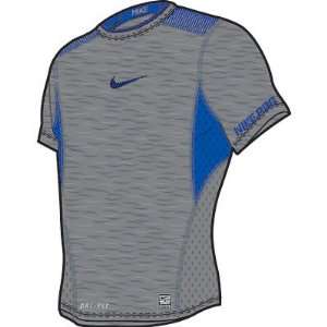 NIKE PRO COMBAT HYPERCOOL FITTED REMIX SHORT SLEEVE TOP (MENS)