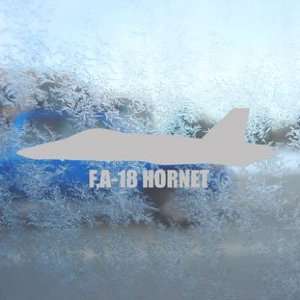  F,A 18 HORNET Gray Decal Military Soldier Window Gray 
