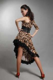   latin modern dance dress flamingo waltz tango big dance costume  