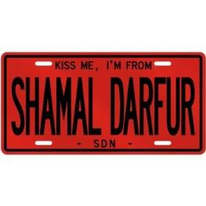   AM FROM SHAMAL DARFUR  SUDAN LICENSE PLATE SIGN CITY