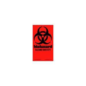  Biohazard Label 2 X 3 1/2 bhm 352, 500 Labels Per Roll 