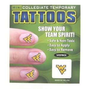  WVU Nail Tatoos