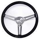 13 Black Slotted Hole Spoke Steering Wheel