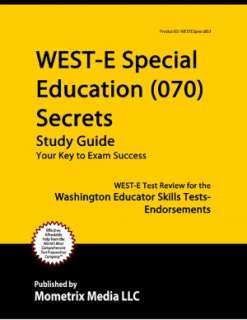  & NOBLE  WEST E Special Education (070) Secrets Study Guide by WEST 