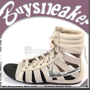 Nike Wmns Gladiateur II Birch/Metallic Silver Black 2011 Sandals 