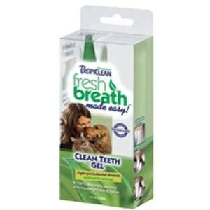 Tropiclean Clean Teeth Dental Gel for Dogs and Cats 4 oz 