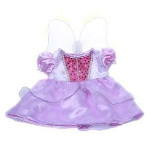  Purple Cinderella Dress w/Wings Teddy Bear Clothes Outfit 