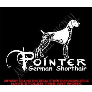  GERMAN SHORTHAIR POINTER DOG DECAL WHITE Everything 