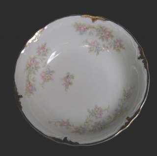 Smith Taylor TST 1696 Pink Blue Gold Floral Berry Bowl  